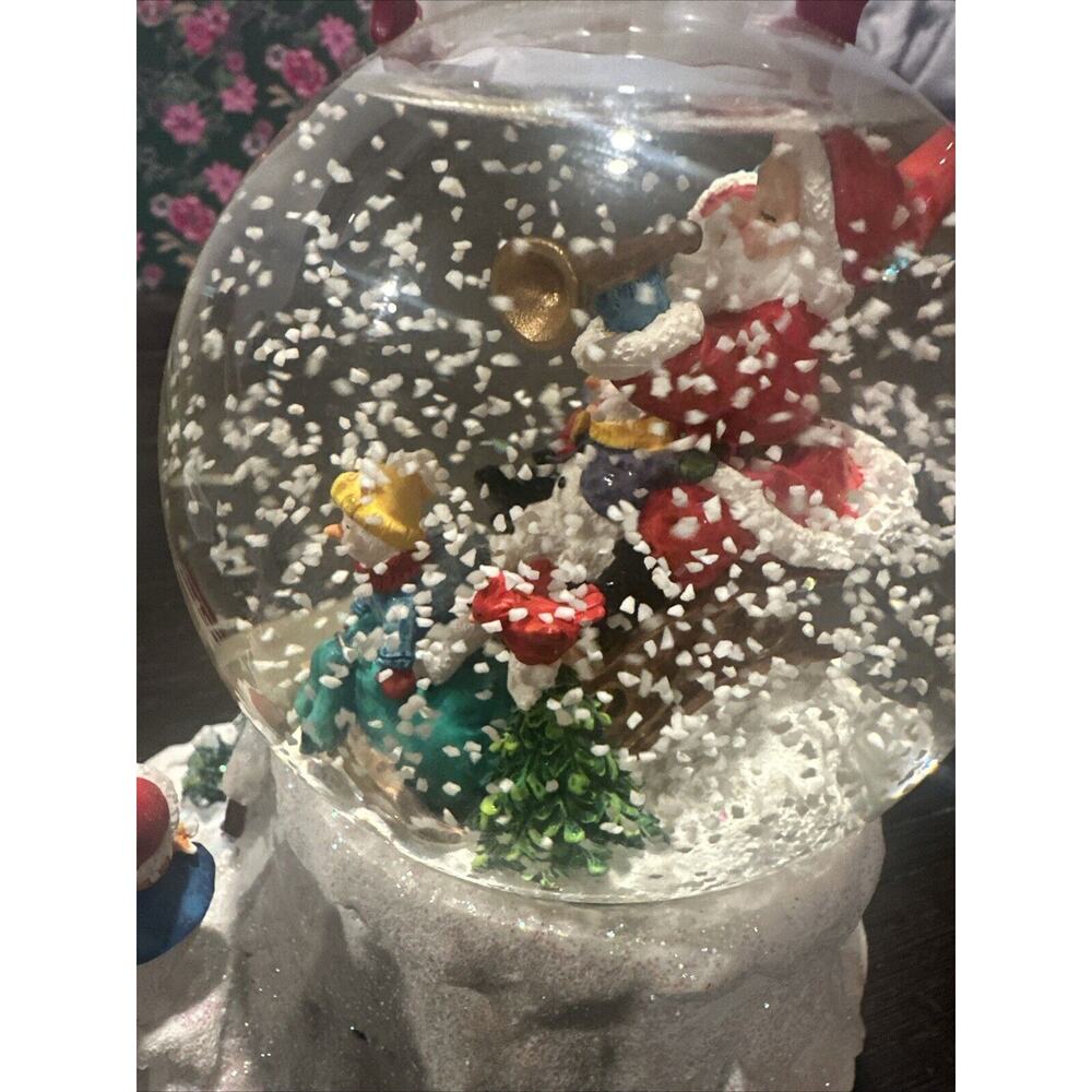 San Francisco Music Box Company Hohoho Snowglobe *hard to find - Picture 7 of 8